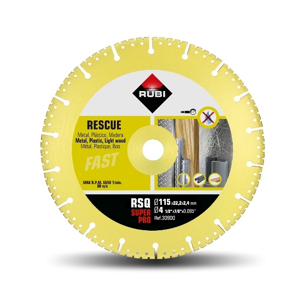 Disco Diamante Rubi Rescate RSQ 115 SUPERPRO - Referencia 30900
